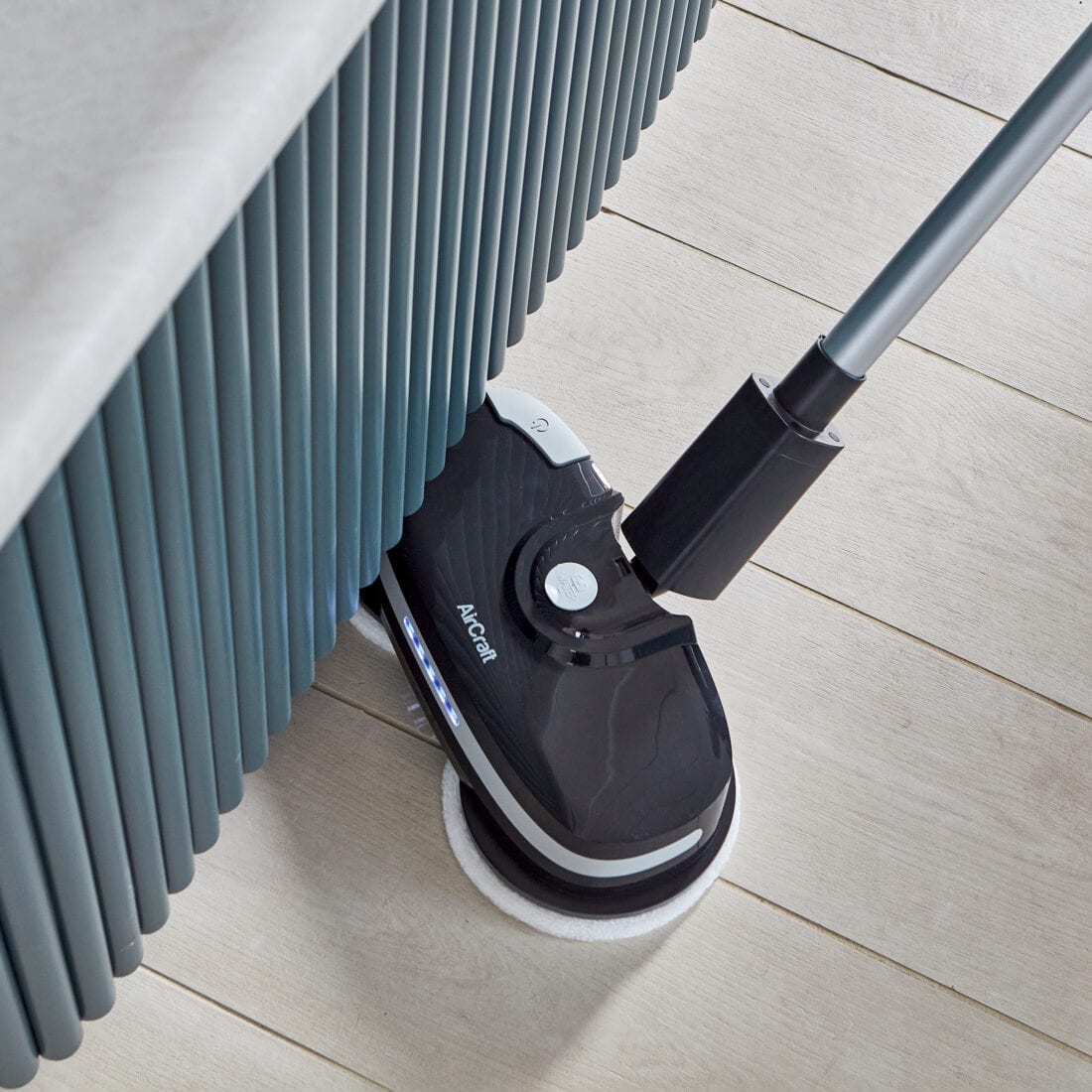AirCraft PowerGlide hard floor cleaner with Scrubbing Pads