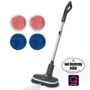 AirCraft Dark Grey PowerGlide hard floor cleaner & polisher machine | Quiet Mark award | Good Housekeeping Approved 2025 | Telegraph rated 10/10