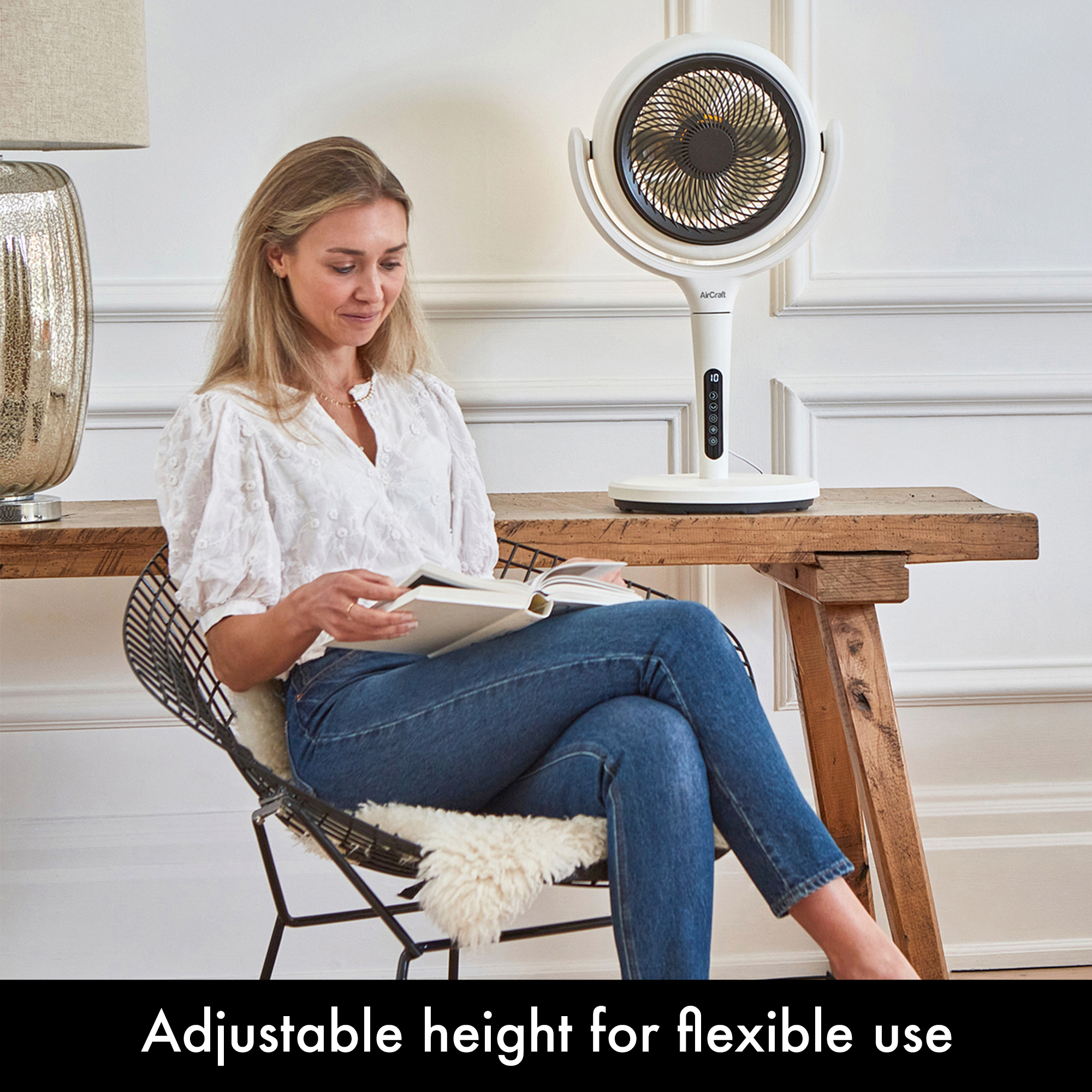 Pedestal and Table Desktop Fan | AirCraft LUME