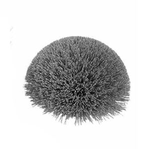 Domed brush head for AirCraft PowerScrub